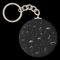 MUSIC NOTES keychains