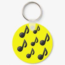 MUSIC NOTES KEYCHAIN by BMDesigns94 MUSIC NOTES KEYCHAIN