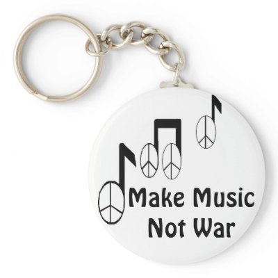 music notes Make Music Not War