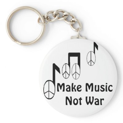 music notes keychains