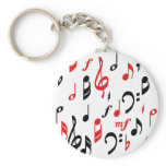 Music Notes Keychain