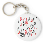 Music Notes Keychains