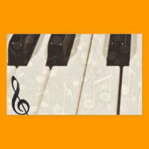 Music notes & Keys_ stickers