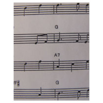 Music Notes letterhead by Debrene Music Notes letterhead