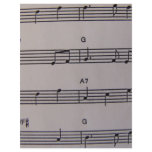 Music Notes Custom Letterhead