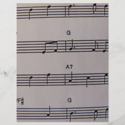 Music Notes letterhead