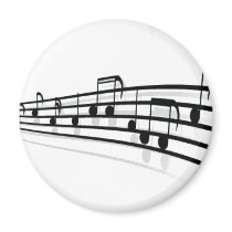 Music Notes Magnet