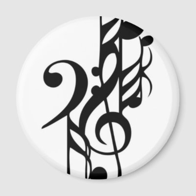 Music Notes magnets