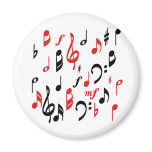 Music Notes Fridge Magnets