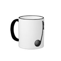Music notes mugs