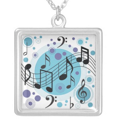 Music Notes necklaces