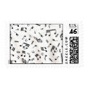 music notes postage by music4me music notes postage