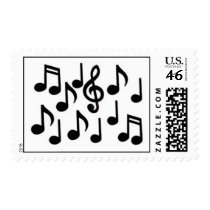 music notes postage by candygirl101 music notes postage