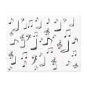 MUSIC NOTES postcards by edissler MUSIC NOTES postcards