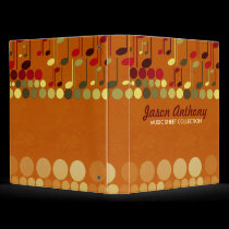 Music Notes Sheet Collection Album Binder binders