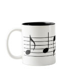 Music Notes & Staff mugs