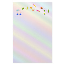 Music Notes stationery