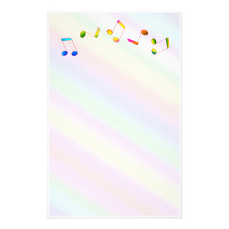 Music Notes Stationery | Zazzle