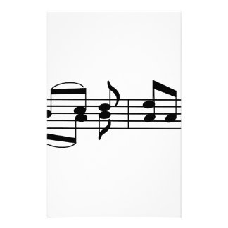 Music Notes Stationery | Zazzle