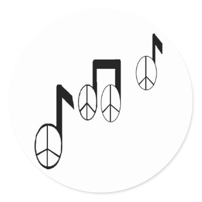 music notes stickers