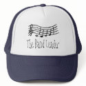 music notes - The Band Leader hat