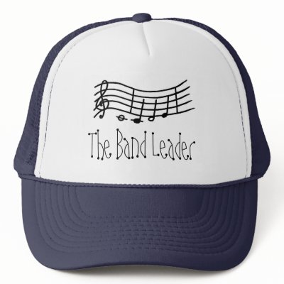 music notes - The Band Leader hat by Cherylsart