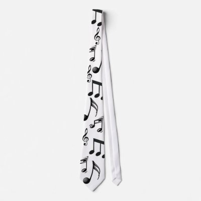 Music notes ties