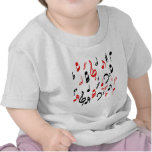 Music Notes Tee Shirts
