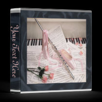 Music of Flute and Keys Binder binders