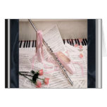 Music of Flute and Keys Note Card