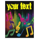 Music Party Background Custom Flyer