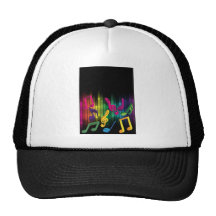 Music Party Background Trucker Hat