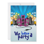 music party invitation