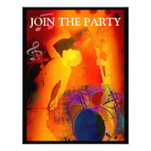 Music Party Invitation