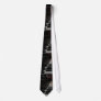 Music Piano B&W Tie