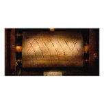 Music - Piano - Binary Code Personalized Photo Card