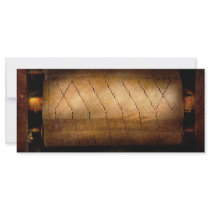 Music - Piano - Binary Code Custom Rack Card