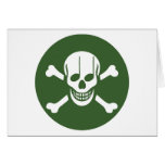 Music pirate greeting card