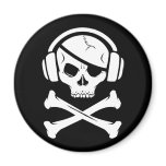 Music Pirate Piracy anti-riaa icon magnets