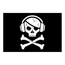 Music Pirate Piracy anti-riaa icon posters