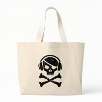 Music Pirate Piracy anti-riaa logo Bag