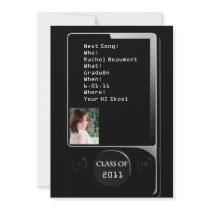 Music Player Graduation Announcement