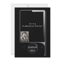 Music Player Party Invitation