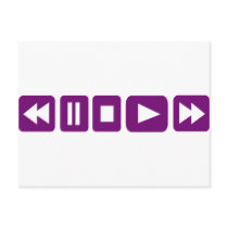 Music Player postcards
