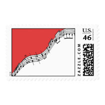 Music Postage Stamp by thehatch Music Postage Stamp