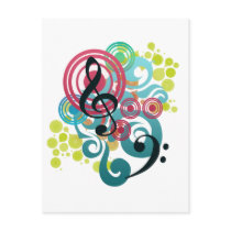 Music postcards