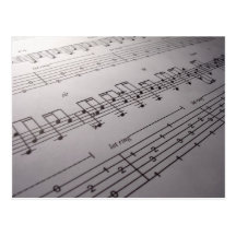 Music postcard 2