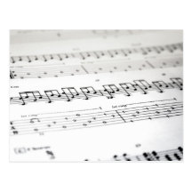 Music postcard 4