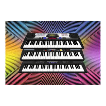 Music Poster: Three Keyboards: 3D Model posters by spiritswitchboard Music Poster: Three Keyboards: 3D Model posters