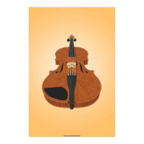 Music Poster: Violin 3D Model posters